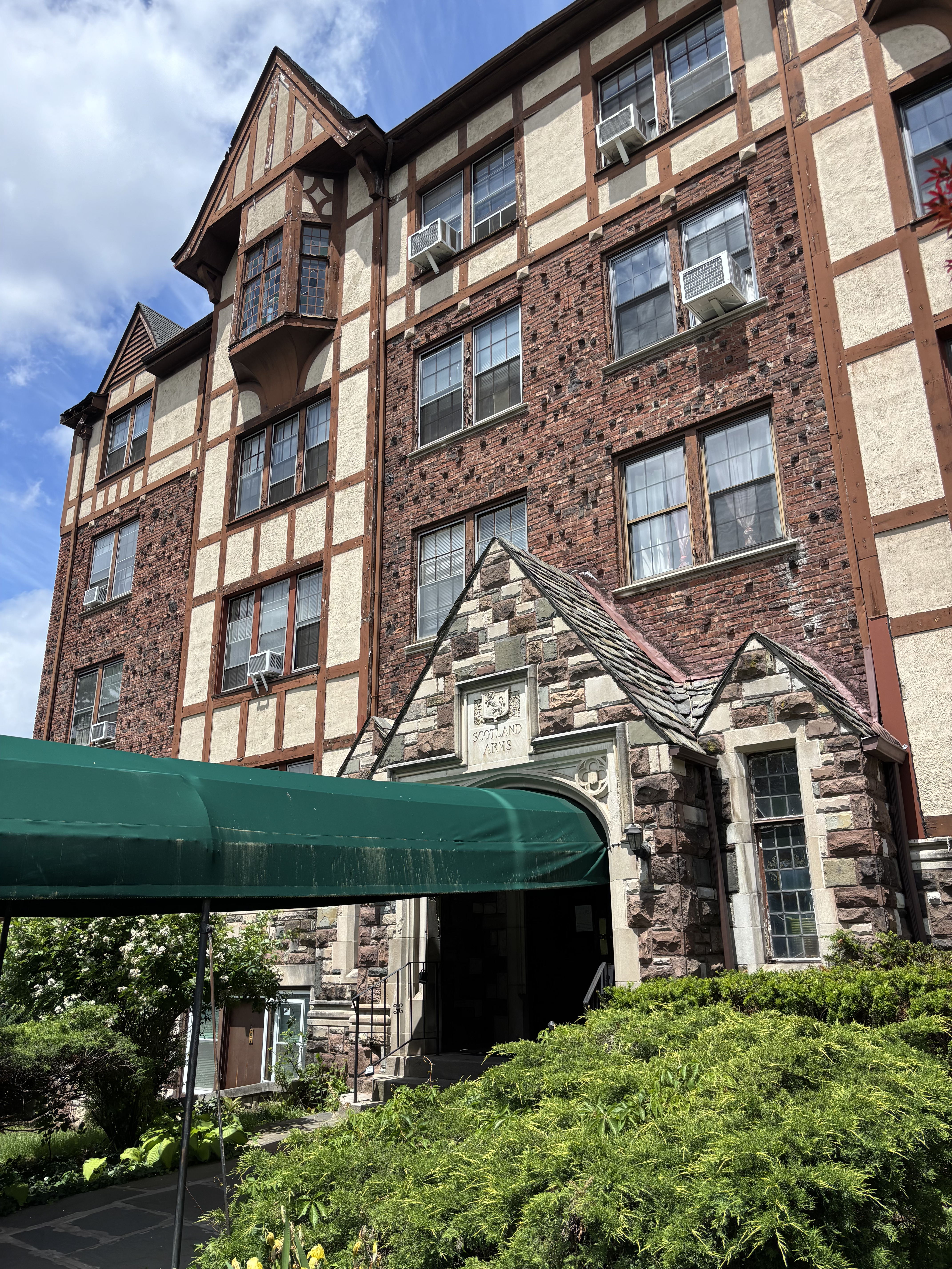 Front of the building